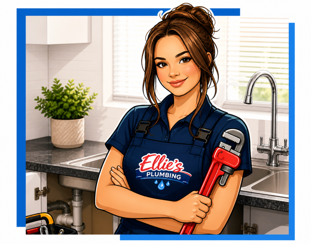 Ellie plumbing mascot